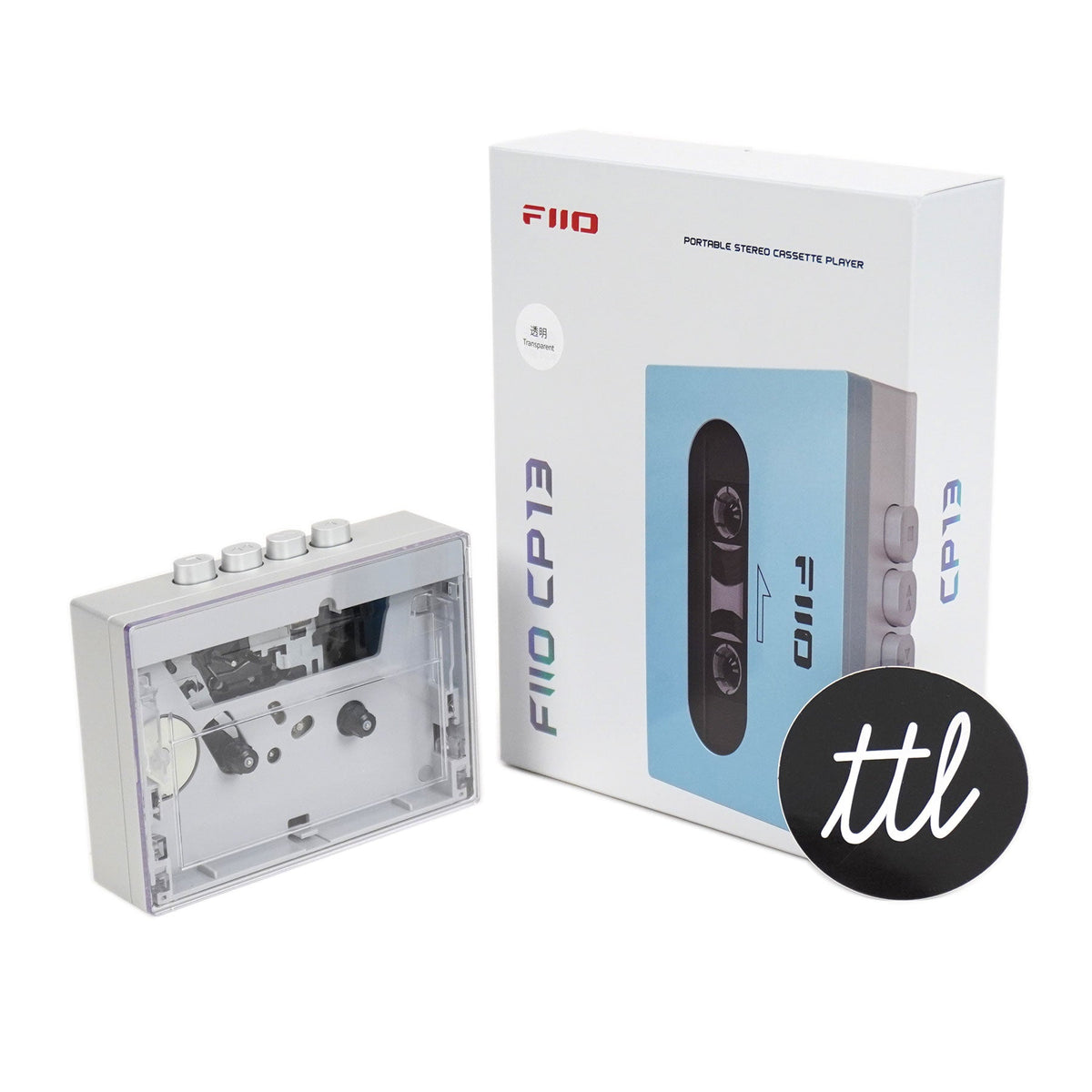 FiiO: CP13 Cassette Tape Player - Transparent