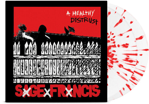 Sage Francis - A Healthy Distrust 2LP (Red & White Splatter Colored Vinyl, Deluxe Edition) [ vinyl ]