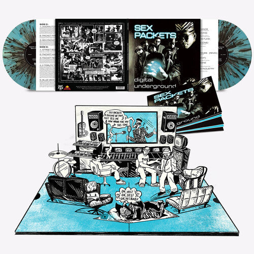 Digital Underground - Sex Packets 2LP (35th Anniversary Edition, Pop-Up Deluxe Version, 180 Gram Vinyl, Clear Black & Blue Vinyl) [ vinyl ]