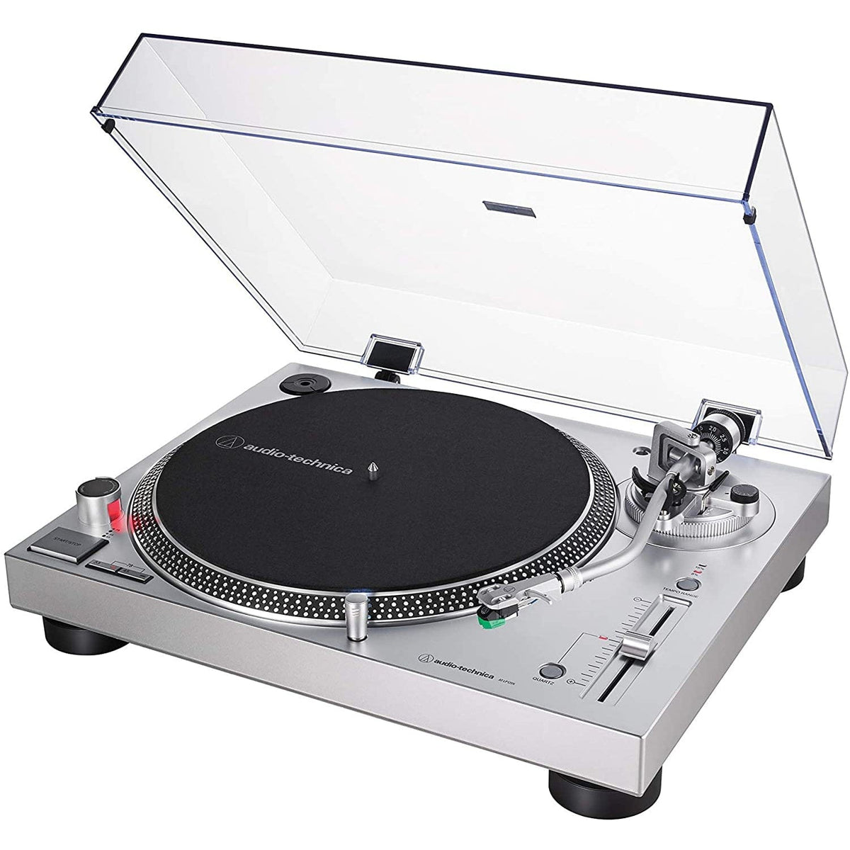 Audio-Technica AT-LP120XUSB Direct Drive Turntable (Silver) [Tech & Turntables]