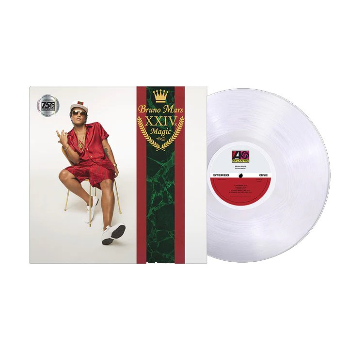Bruno Mars - 24K Magic - Clear {Vinyl LP}
