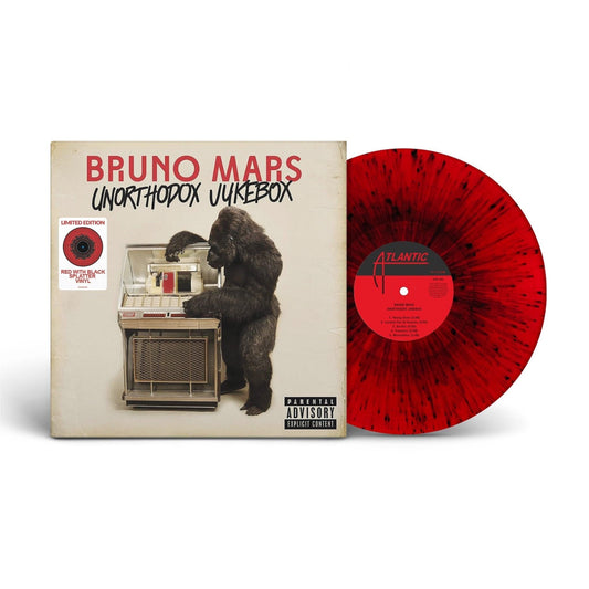 Bruno Mars - Unorthodox Jukebox - Red & Black Splatter {Vinyl LP}