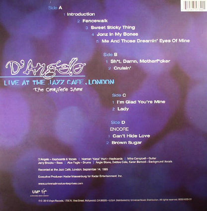 D'Angelo - Live At The Jazz Cafe London - {Vinyl LP}