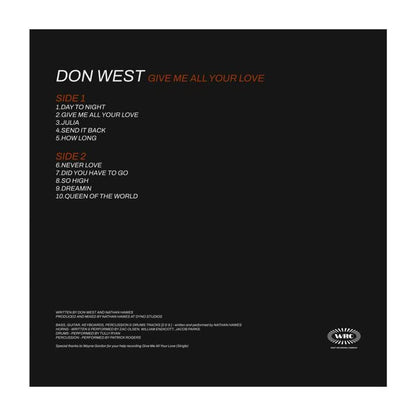 Don West - Give Me All Your Love - {Vinyl LP}
