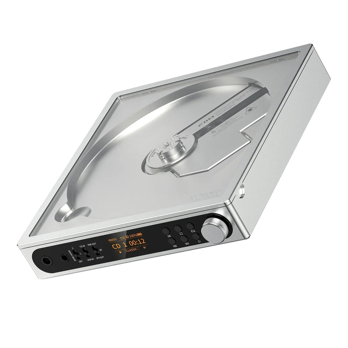 FiiO: DM15 R2R Hi-Fi Portable CD Player w/ Bluetooth