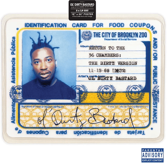 OL' DIRTY BASTARD - Return To The 36 Chambers: Dirty Version Vinyl [ vinyl ]