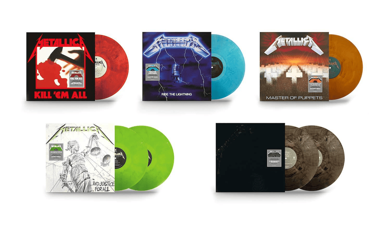 METALLICA -  First Five Studio Albums Coloured Vinyl Bundle [ vinyl ]