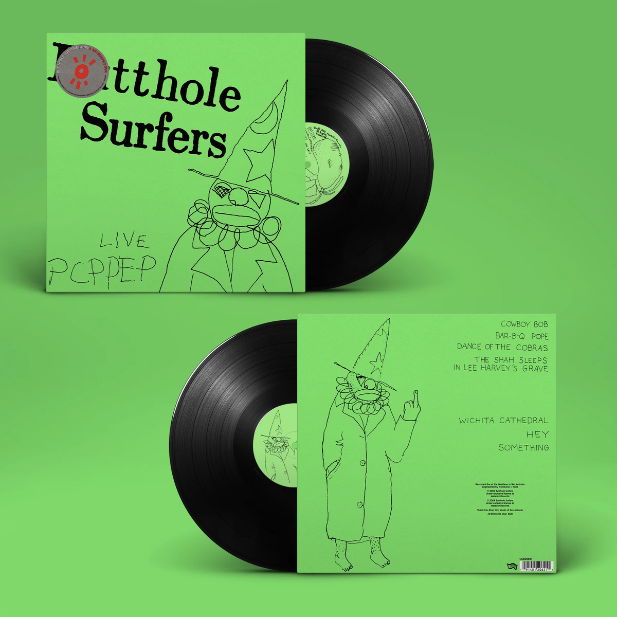 BUTTHOLE SURFERS - Live PCPPEP Vinyl [ vinyl ]