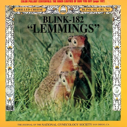 BLINK 182 & SWINGLE - Lemmings / Going Nowhere 7" Single Vinyl [ vinyl ]
