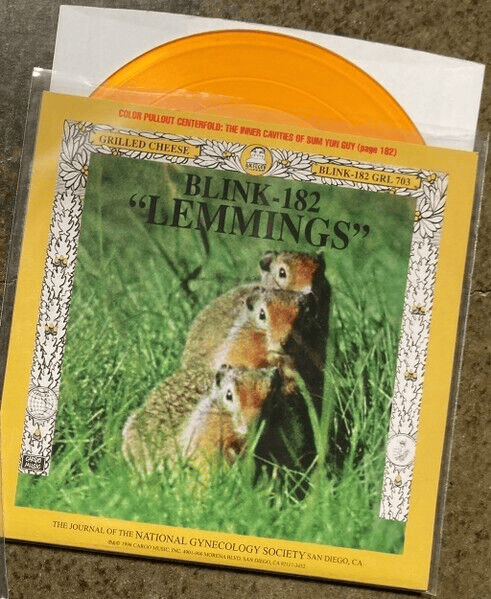 BLINK 182 & SWINGLE - Lemmings / Going Nowhere 7" Single Vinyl [ vinyl ]