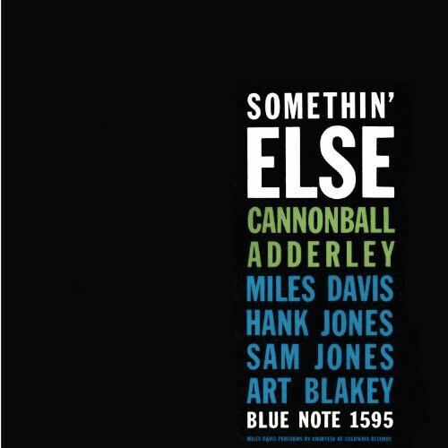 CANNONBALL ADDERLEY - Somethin' Else Vinyl [ vinyl ]