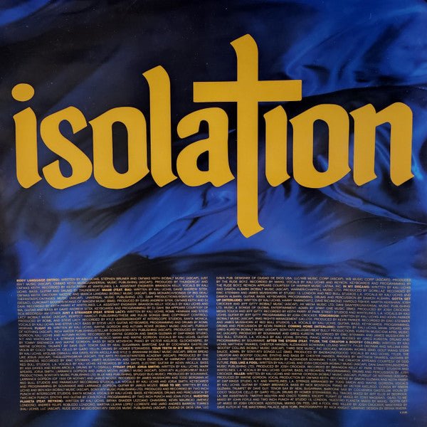 Kali Uchis - Isolation LP - Blue LP Record