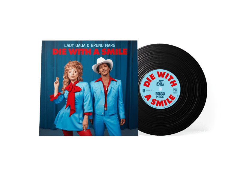 LADY GAGA & BRUNO MARS - Die With A Smile 7" Single Vinyl [ vinyl ]