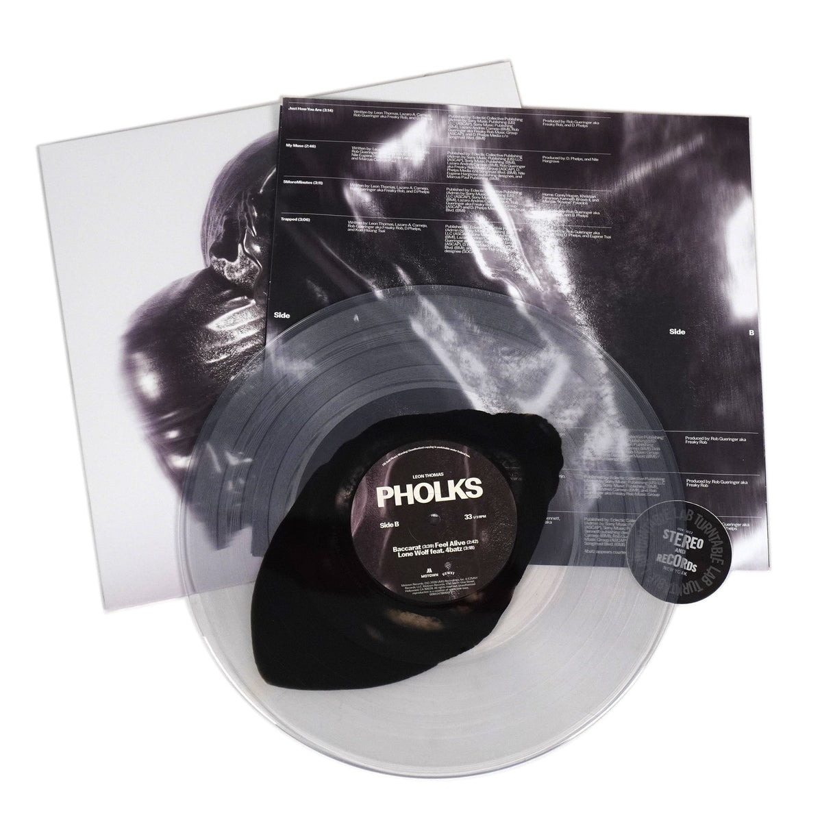 Leon Thomas - Pholks EP - Black & Clear 12" Vinyl Record