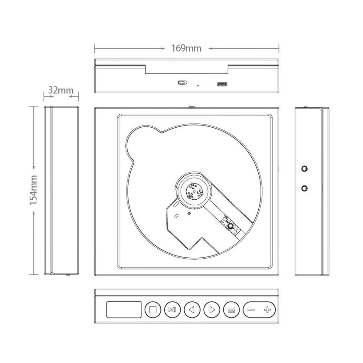 MoonDrop: Discdream 2 Portable CD Player
