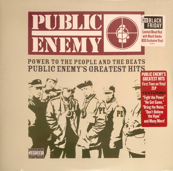 Public Enemy - Power to the People And The Beats: Greatest Hits 2LP (RSD 2020 BF Exclusive, Limited Edition Blood Red w/Black Smoke Vinyl, Limited to 7000, Gatefold) [ vinyl ]