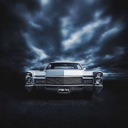 Pouya - Suicidal Thoughts In The Back Of The Cadillac Pt. 3 - Dark Blue Marble vinyl LP Record