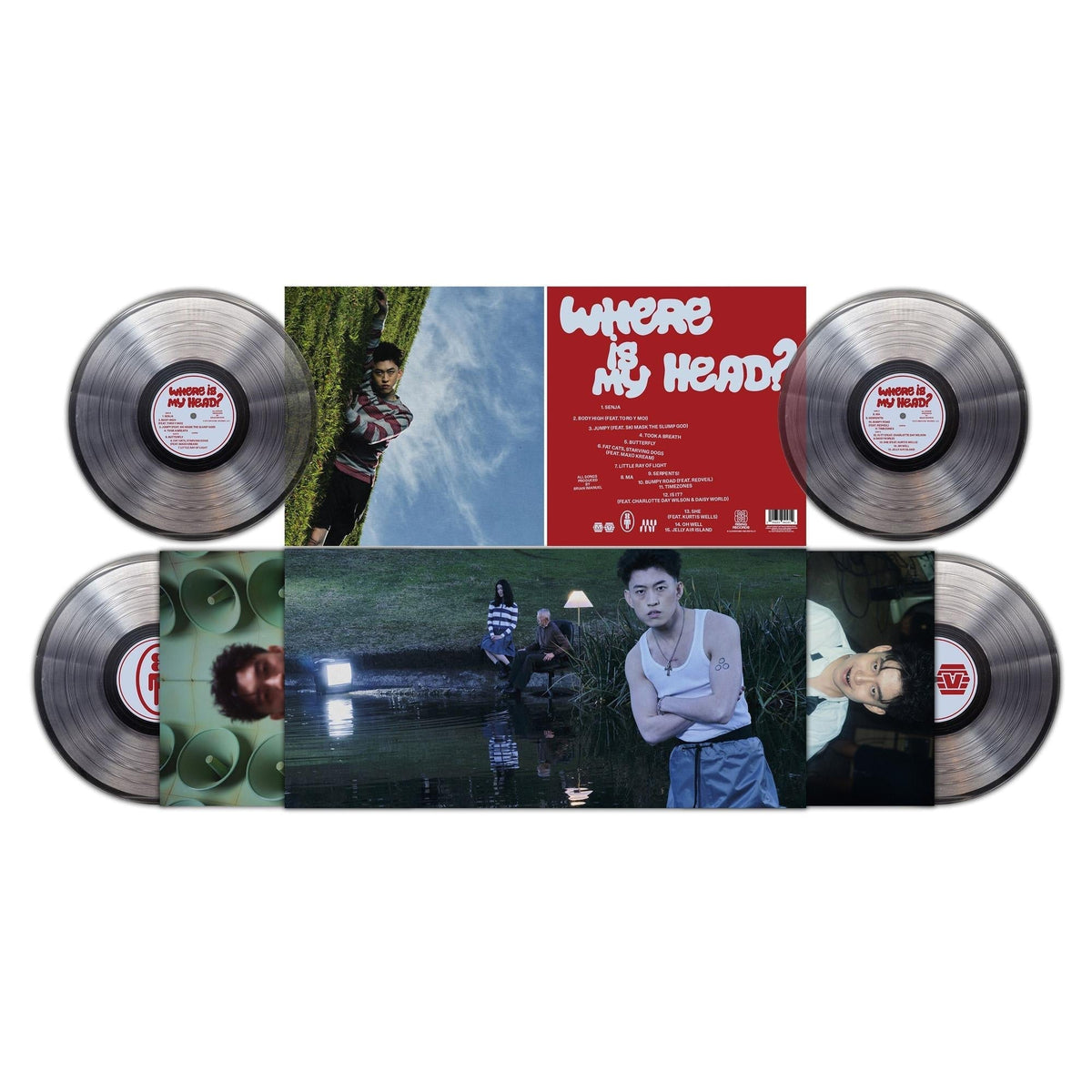 Rich Brian - Where Is My Head? - Crystal Clear {Vinyl LP}