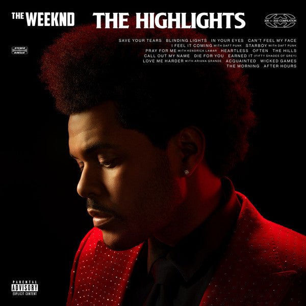 The Weekend - The Highlights - Red Sparkle {Vinyl LP}