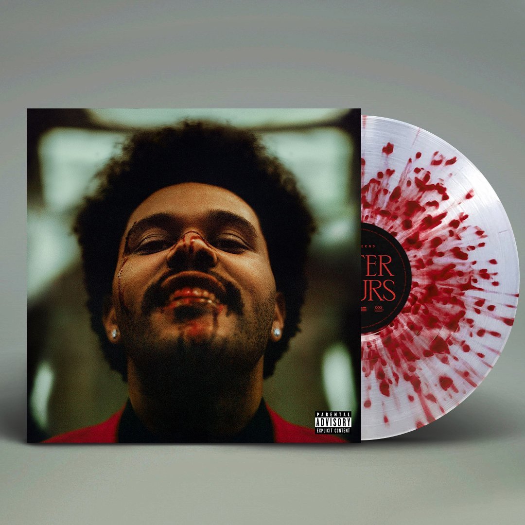 The Weeknd - After Hours - Clear & Red Splatter {Vinyl LP}
