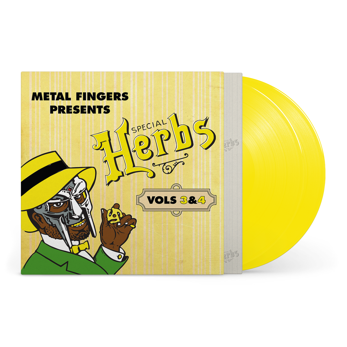 MF DOOM - Metal Fingers Presents: Special Herbs Vol. 3 & 4 2LP (Lemon Yellow Colored Vinyl) [ vinyl ]