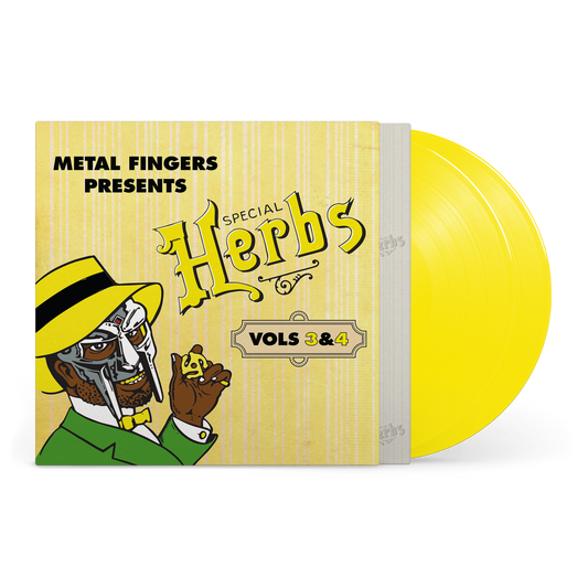 MF DOOM - Metal Fingers Presents: Special Herbs Vol. 3 & 4 2LP (Lemon Yellow Colored Vinyl) [ vinyl ]