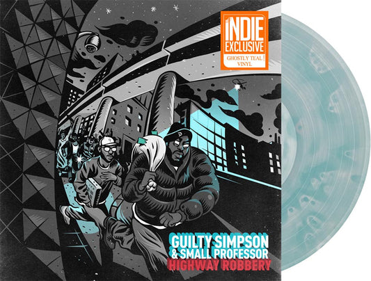 Guilty Simpson & Small Professor - Highway Robbery LP (Indie Exclusive, Ghostly Teal Colored Vinyl) [ vinyl ]